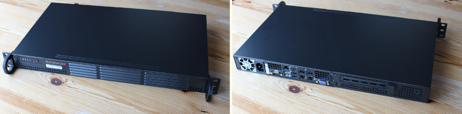 5017A-EF Front and Back with no PCI card